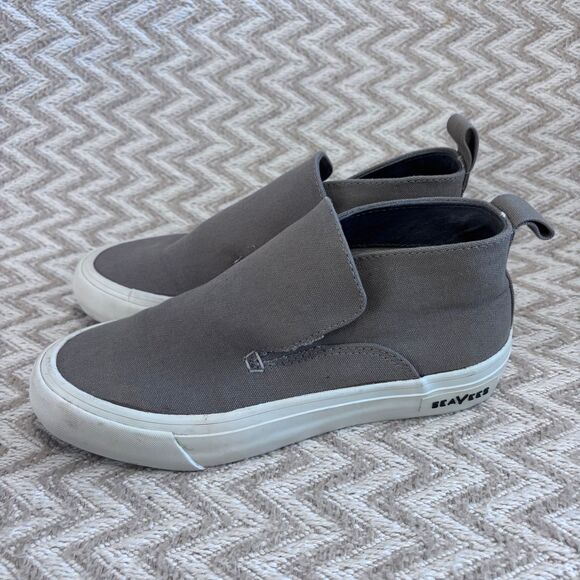 SeaVees Women’s Shoes Huntington Middie Canvas Slip On Sneakers - Picture 3 of 8